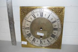 18TH CENTURY BRASS 30-HOUR LONG CASE CLOCK DIAL