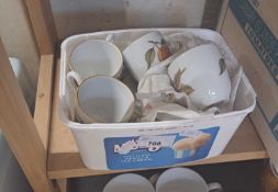 SMALL QUANTITY OF ROYAL WORCESTER EVESHAM COFFEE CUPS