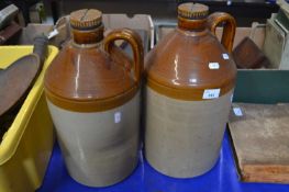 TWO LARGE STONEWARE JUGS