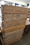 LARGE QUANTITY OF APPLE/POTATO CRATES