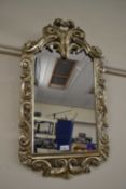 ROCOCO STYLE GILT FRAMED WALL MIRROR