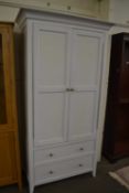 OFF-WHITE LARDER CUPBOARD, APPROX 98CM WIDE