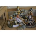 FIVE ASSORTED FIGURINES