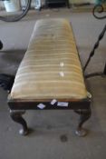 UPHOLSTERED FOOT STOOL, APPROX 92CM WIDE