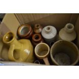 QUANTITY OF ASSORTED STONEWARE BOTTLES