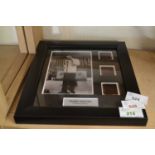 A limited edition presentation frame of Frank Sinatra, featuring 6x4'' black and white photograph