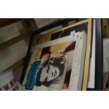 A mixed lot of Judy Garland memorabilia, to include: - 12" vinyl LP: The Wizard of Oz - 12" vinyl