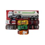 A collection of boxed die-cast Corgi vehicles, to include: - Seddon Atkinson Tanker - BMW M3