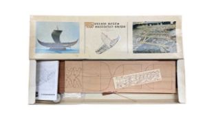A boxed Danish Viking Boat wooden building kit, from The Billing Boats and The Viking Ship Museum.(