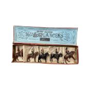 A boxed set of Britains die-cast soldiers 16th Queen's Lancers