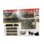 A boxed Hornby 00 gauge electric train set, R1019, The Flying Scotsman (lacking track)