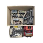 A 1920s Hornby 0 gauge railway collection with various components, to include: - A boxed set of