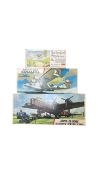 A collection of boxed airplane construction kits, to include: - Airfix72: Short Stirling - Airfix