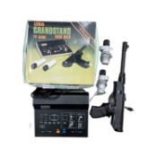 A boxed Adman Grandstand TV Game, 3600 MK II. With original joysticks and gun controller.