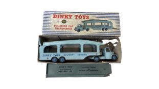 A boxed die-cast Dinky Pullmore Car Transporter 582