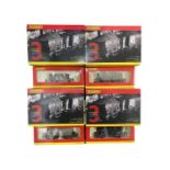 A collection of boxed Hornby 00 gauge triple-pack wagons, to include: - R6152: 3x HEA Hopper