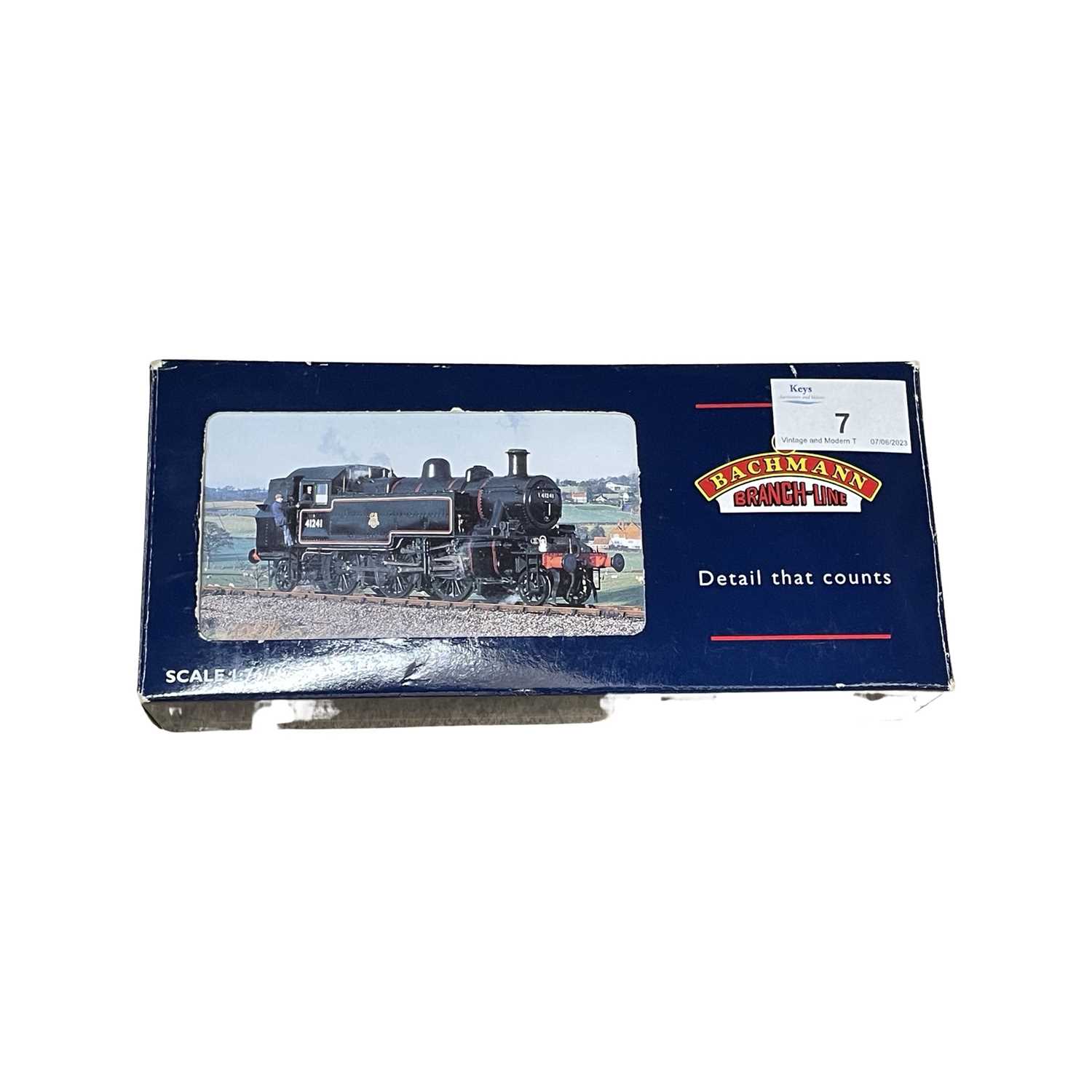 A boxed Bachmann Branch-Line 00 gauge 31-451 Ivatt Tank 41247 Late Crest