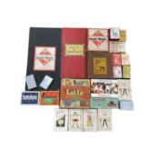 A mixed lot of vintage board games, game boards and card games.