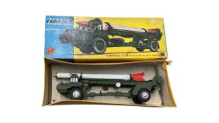 A boxed die-cast Corgi 'Corporal' Guided Missile on Erector Vehicle