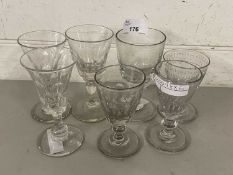 Mixed Lot: Various 19th Century drinking glasses