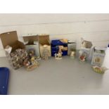 Mixed lot of Royal Albert Beatrix Potter figures, small Hummel figure and other items