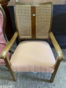 Early 20th Century cane back armchair