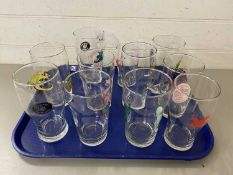 Collection of Norwich Beer Festival glasses
