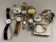 Mixed Lot: Various modern pocket watches, wristwatches etc