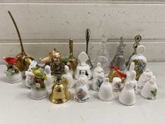 Collection of various miniature bells