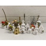 Collection of various miniature bells