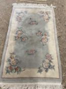 Modern Chinese floral decorated rug