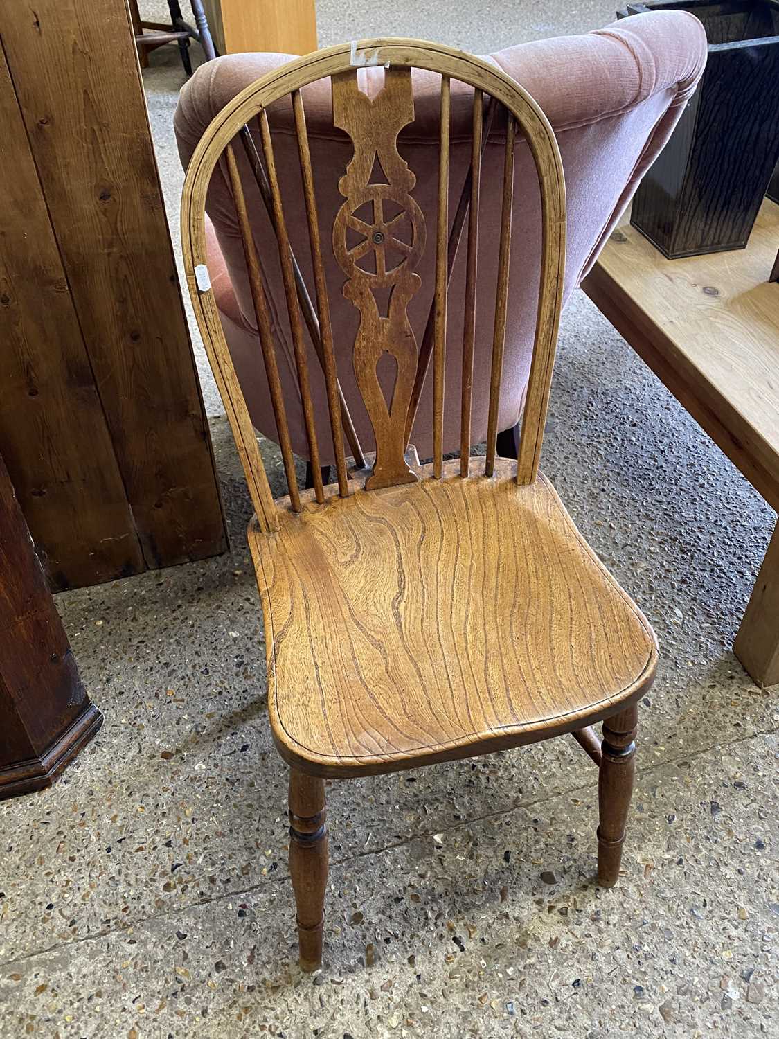 Elm seated kitchen chair