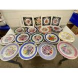 A quantity of Royal Horticultural Society collectors plates