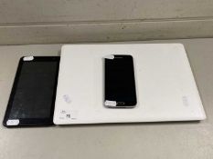 Mixed Lot: A Samsung Smart Phone, a Vankyo tablet and a further laptop computer, all sold untested