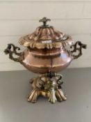 19th Century copper tea urn