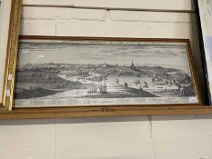 Reproduction print, The South East Prospect of the City of Norwich