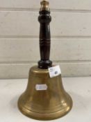 Vintage brass hand bell