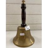 Vintage brass hand bell