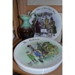 Quantity of Wedgwood collectors plates and a jug