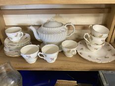 Mixed Lot: Assorted floral decorated tea wares etc