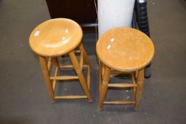 Pair of modern kitchen stools