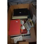 Quantity of assorted books and magazines and postcards