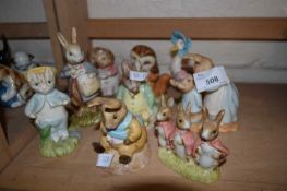 Quantity of Royal Doulton Beatrix Potter figures (9)