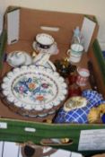 Mixed Lot: Ceramics to include dinner plates, coffee cans and other items