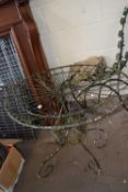Vintage wire work garden table (a/f)