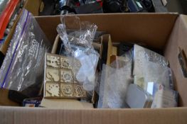 Quantity of assorted crafting supplies to include stamping, moulds and others
