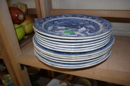Quantity of Willow pattern dinner wares and others