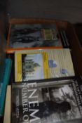 Quantity of books to include history, world travel and others