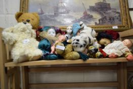 Quantity of assorted cuddly toys and dolls