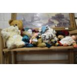 Quantity of assorted cuddly toys and dolls